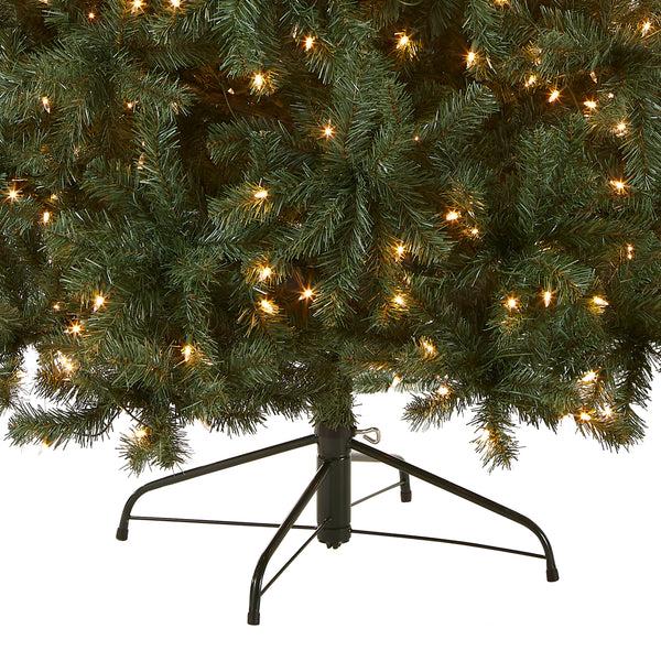 National Tree Company 6.5 Ft. Pre-Lit North Valley Spruce Blue Tree With Clear Lights