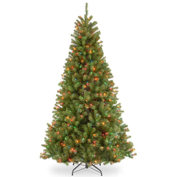 national tree company 6.5 ft. Pre-Lit North Valley Spruce Tree with Multicolor Lights