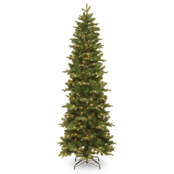 national tree company 6.5 ft. Pre-Lit Prescott Pencil Slim Tree with Clear Lights