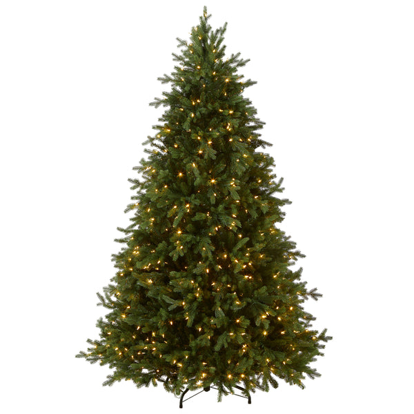 national tree company 6.5 ft. Pre-Lit Princeton Fraser Fir Tree with PowerConnect Dual Color LED Lights