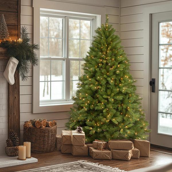 National Tree Company 6.5 Ft. Pre-Lit Winchester Pine Tree With Clear Lights