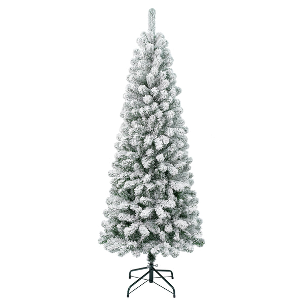 national tree company 6 ft. Acacia Medium Flocked Tree
