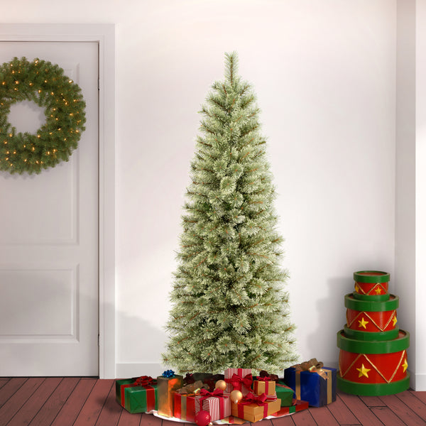 National Tree Company 6 Ft. Arcadia Pine Cashmere Slim Tree