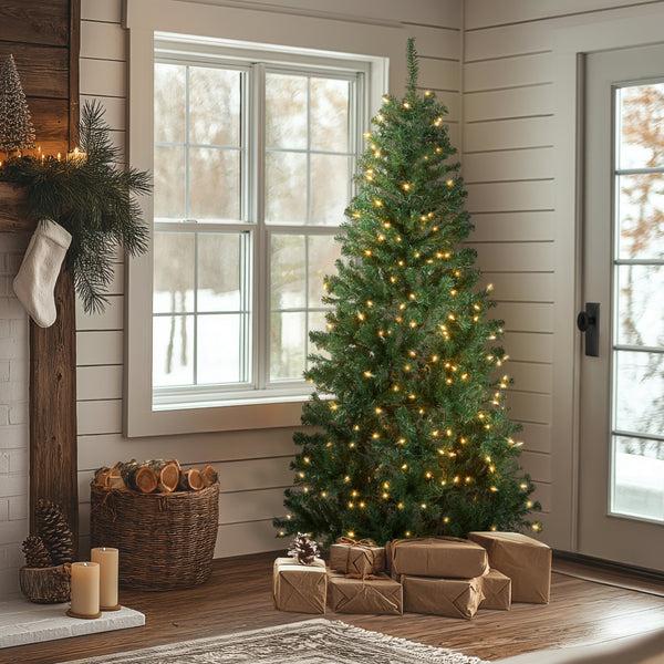 National Tree Company 6 Ft. Pre-Lit Acacia Tree With Clear Lights