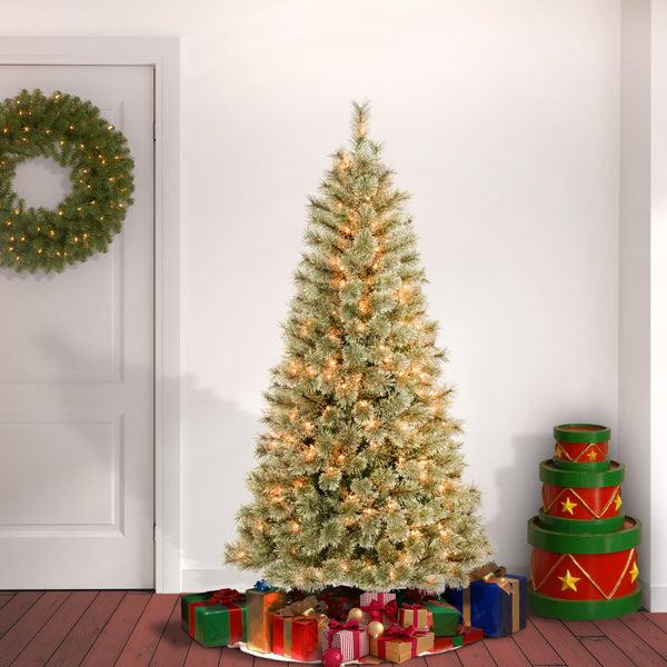 National Tree Company 6 Ft. Pre-Lit Arcadia Pine Cashmere With Clear Lights