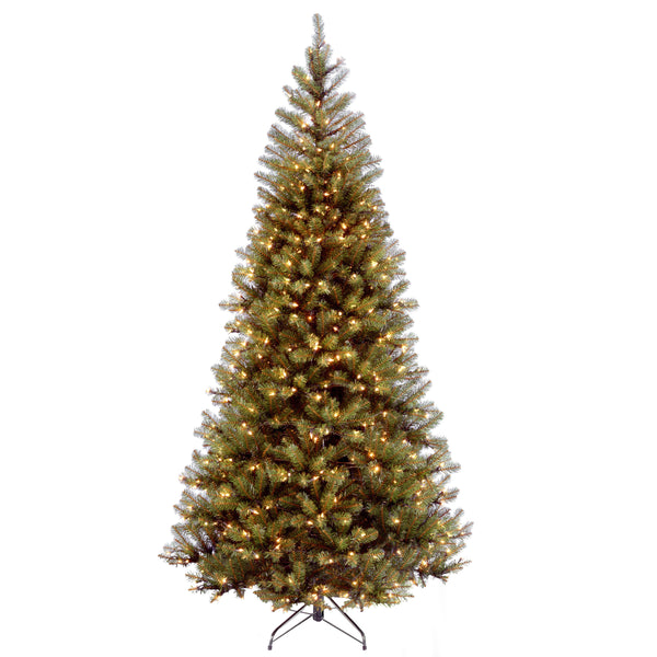 national tree company 6 ft. Pre-Lit Aspen Spruce Slim Tree with Clear Lights