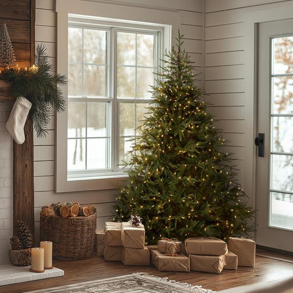 National Tree Company 6 Ft. Pre-Lit Fraser Grande With Dual Color LED Lights