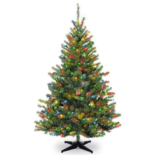 national tree company 6 ft. Pre-Lit Kincaid Spruce Tree with Multicolor Lights
