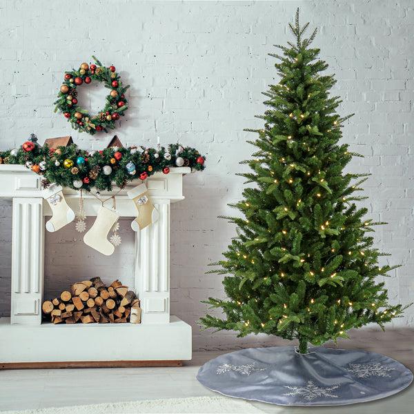 National Tree Company 6 Ft. Pre-Lit Whatcom Pine Tree With LED Lights