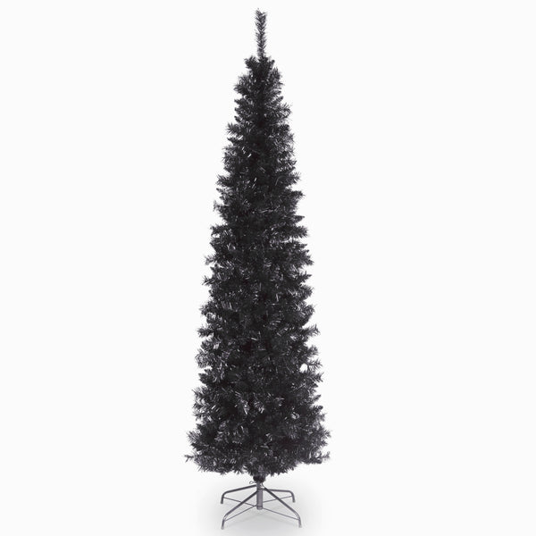 national tree company 6 ft. Tinsel Collection Black Tree