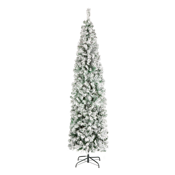national tree company 7.5 ft. Acacia Medium Flocked Tree