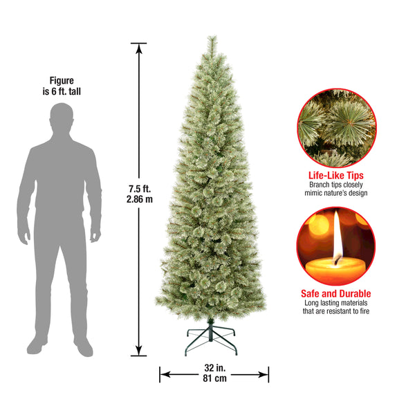 National Tree Company 7.5 Ft. Arcadia Pine Cashmere Slim Tree