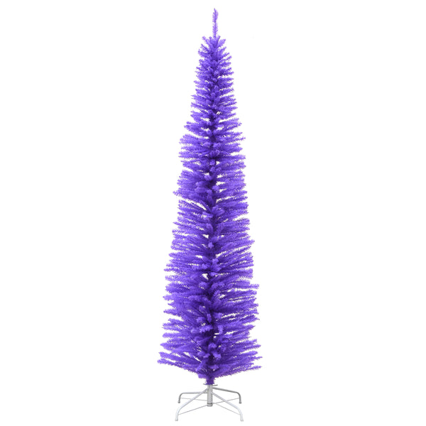 national tree company 7.5 ft. Colored trees Slim Lavender Tree