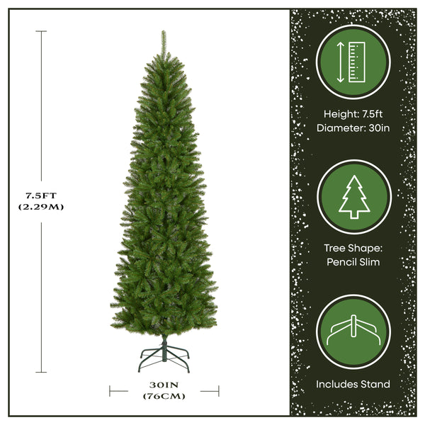 National Tree Company 7.5 Ft. Kingswood Fir Pencil Tree