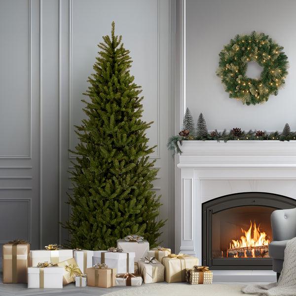 National Tree Company 7.5 Ft. Natural Fraser Fir Slim Tree