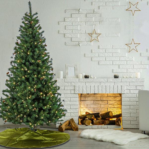 National Tree Company 7.5 Ft. Pre-Lit Cedar Spruce Tree With LED Lights