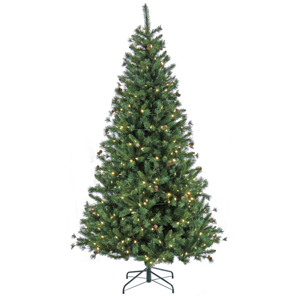 national tree company 7.5 ft. Pre-Lit Cedar Spruce Tree with LED Lights