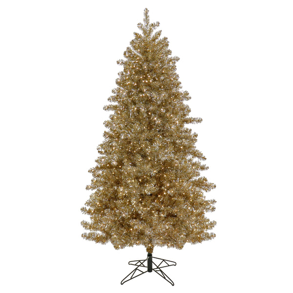 national tree company 7.5 ft. Pre-Lit Christmas Platinum Metallic Tree
