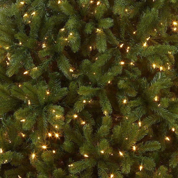 National Tree Company 7.5 Ft. Pre-Lit Deluxe Downswept Douglas Fir Tree With PowerConnect Dual Color LED Lights