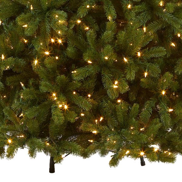 National Tree Company 7.5 Ft. Pre-Lit Deluxe Downswept Douglas Fir Tree With PowerConnect Dual Color LED Lights