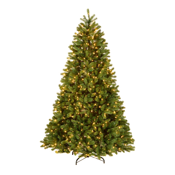 national tree company 7.5 ft. Pre-Lit Downswept Douglas Fir Tree with 750 Clear Lights & 1867 Branch Tips