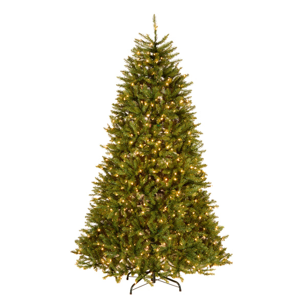 national tree company 7.5 ft. Pre-Lit Dunhill Fir Hinged Tree with Clear Lights