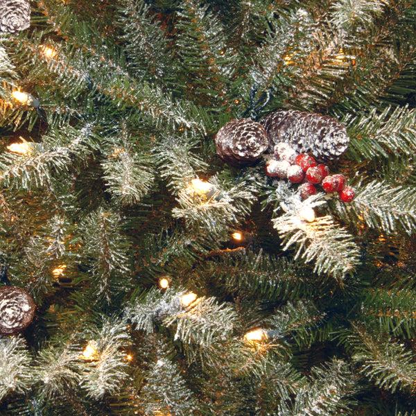 National Tree Company 7.5 Ft. Pre-Lit Dunhill Fir Slim Tree With Clear Lights