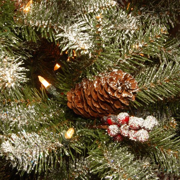 National Tree Company 7.5 Ft. Pre-Lit Dunhill Fir Slim Tree With Clear Lights