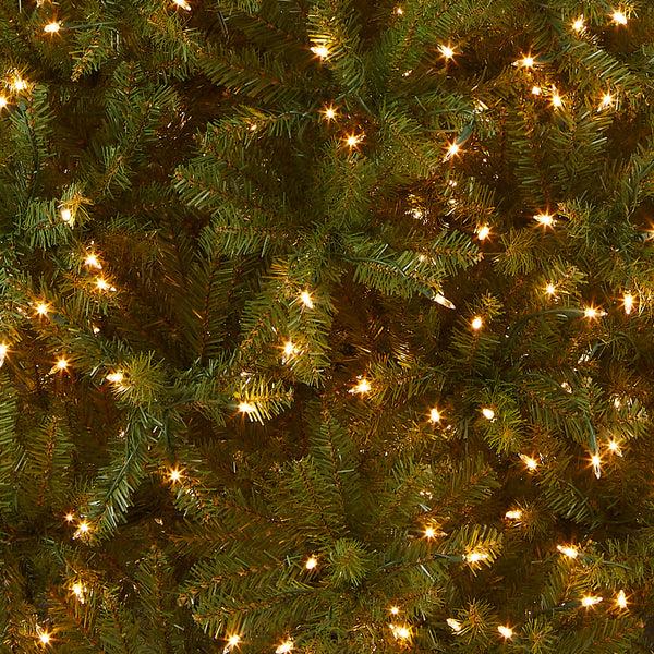 National Tree Company 7.5 Ft. Pre-Lit Dunhill Fir Slim Tree With Clear Lights