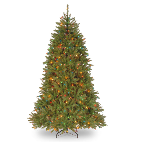 national tree company 7.5 ft. Pre-Lit Dunhill Fir Tree with Multicolor Lights