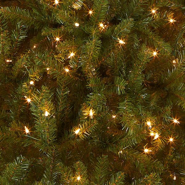 National Tree Company 7.5 Ft. Pre-Lit Dunhill Fir Tree With PowerConnect Clear Lights