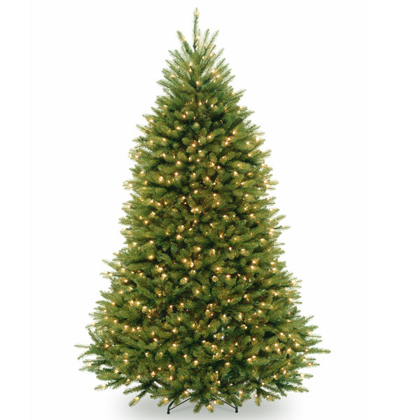 national tree company 7.5 ft. Pre-Lit Dunhill Fir Tree with PowerConnect Clear Lights