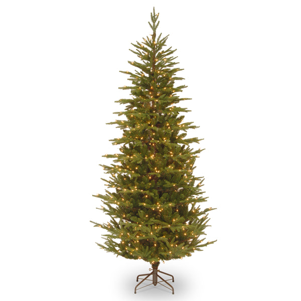 national tree company 7.5 ft. Pre-Lit Fraser Grande Slim Tree with Clear Lights