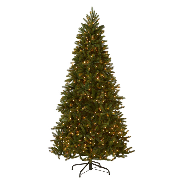 national tree company 7.5 ft. Pre-Lit Grande Fir Medium Tree with Clear Lights