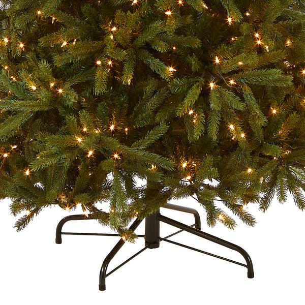 National Tree Company 7.5 Ft. Pre-Lit Jersey Fraser Fir Slim Tree With Clear Lights