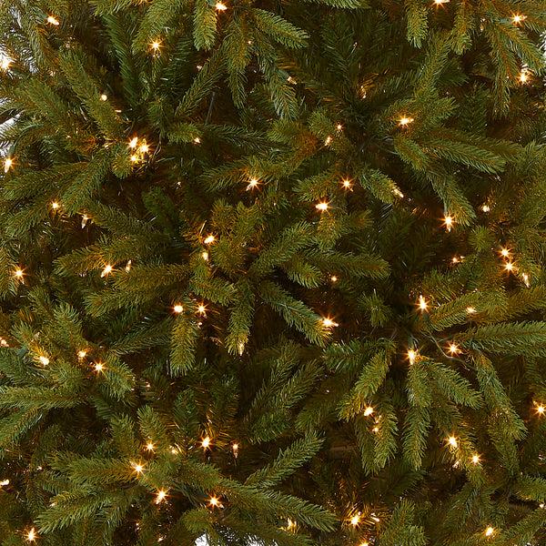 National Tree Company 7.5 Ft. Pre-Lit Jersey Fraser Fir Slim Tree With Clear Lights