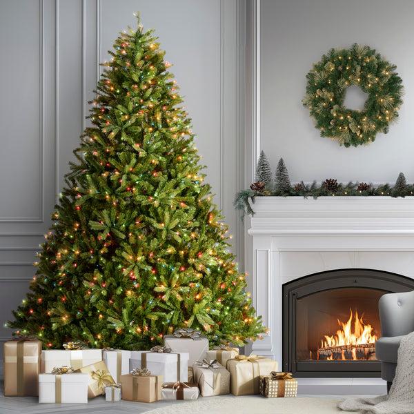 National Tree Company 7.5 Ft. Pre-Lit Jersey Fraser Fir Tree With Multicolor Lights