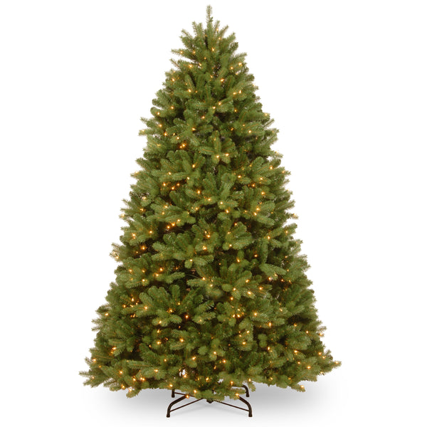 National Tree Company 7.5 Ft. Pre-lit Meadowlark Pencil Hinged Tree With Clear Lights