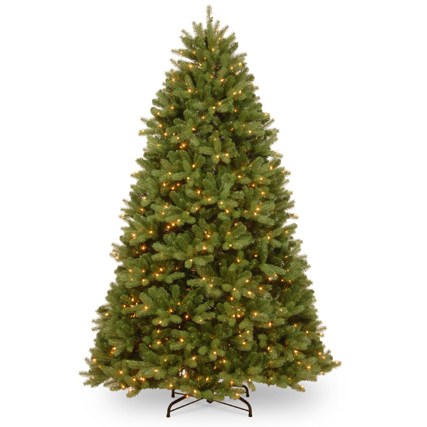 National Tree Company 7.5 Ft. Pre-lit Meadowlark Pencil Hinged Tree With Clear Lights