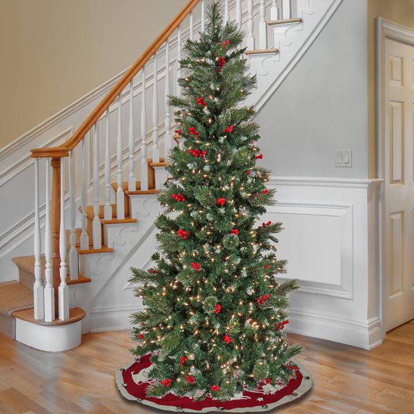 National Tree Company 7.5 Ft. Pre-Lit Meadowlark Pencil Tree With Clear Lights