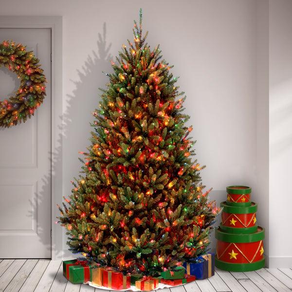 National Tree Company 7.5 Ft. Pre-Lit Natural Fraser Fir Tree With Multicolor Lights