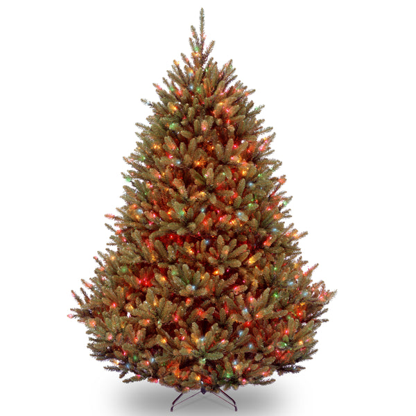 national tree company 7.5 ft. Pre-Lit Natural Fraser Fir Tree with Multicolor Lights