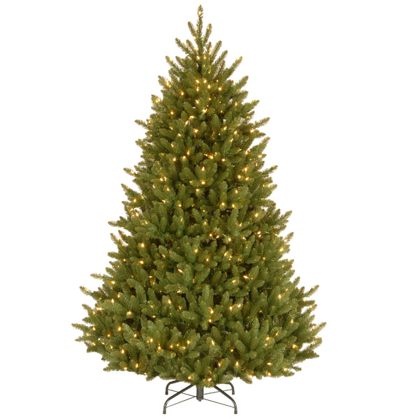 National Tree Company 7.5 Ft. Pre-Lit Natural Fraser Medium Fir Tree With Clear Lights