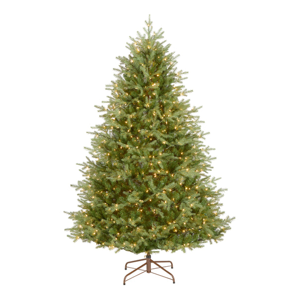 national tree company 7.5 ft. Pre-Lit Nordic Spruce Medium Tree with Clear Lights