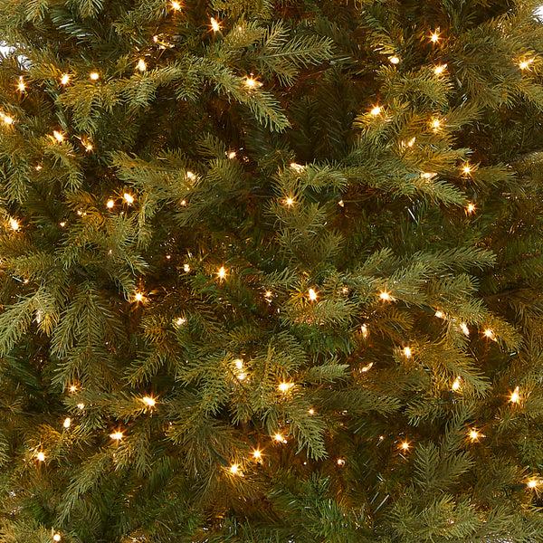 National Tree Company 7.5 Ft. Pre-Lit Nordic Spruce Slim Tree With Clear Lights