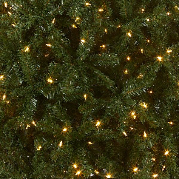 National Tree Company 7.5 Ft. Pre-Lit North Valley Spruce Tree With Dual Color LED Lights