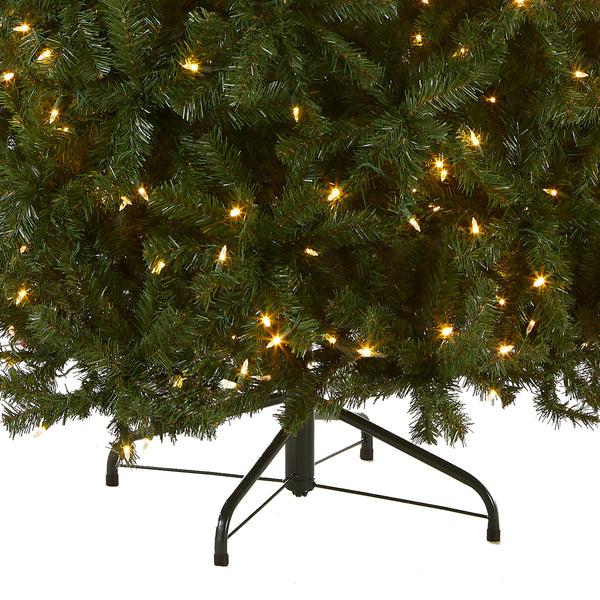 National Tree Company 7.5 Ft. Pre-Lit North Valley Spruce Tree With Dual Color LED Lights
