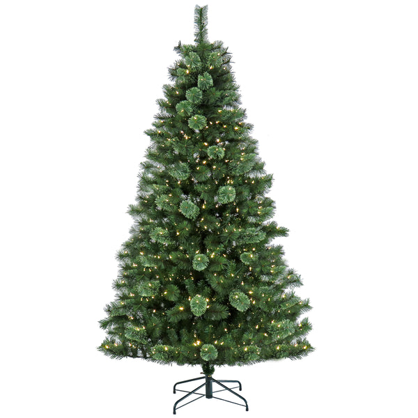 national tree company 7.5 ft. Pre-Lit Ontaria Pine Tree with LED Lights national tree company 7.5 ft. Pre-Lit Ontaria Pine Tree with LED Lights