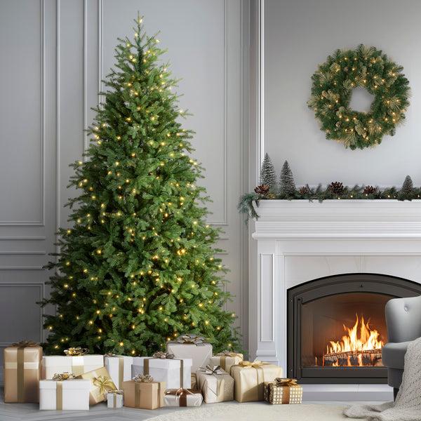 National Tree Company 7.5 Ft. Pre-Lit Princeton Fraser Fir Tree With PowerConnect And 800 Dual Color LED Lights