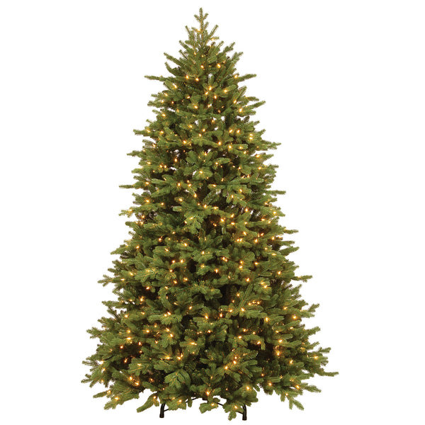 national tree company 7.5 ft. Pre-Lit Princeton Fraser Fir Tree with PowerConnect and 1000 Dual Color LED Lights